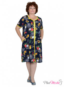 Халат Модель №664 размеры 44-84 - Plusmoda фото 4