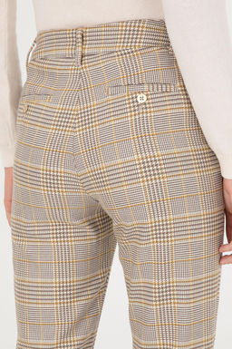 Kad_n Sar_ Carrot Hight Waist Fit Kanvas Pantolon