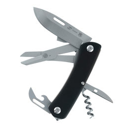 Нож перочинный 101 мм, 10 функций, в картонной коробке STINGER FK-6G10-BLK