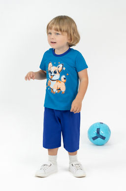 Костюм детский розовыйтемная малина принт мишка - Утенок фото 26