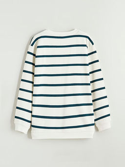 ?izgili Erkek ?ocuk Kal?n Sweatshirt