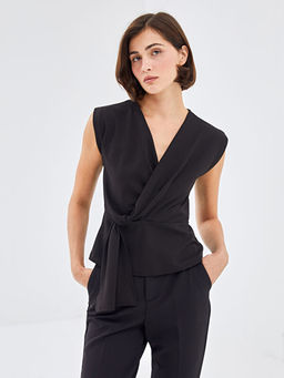 Kruvaze Yaka Kad?n Ti??rt