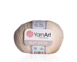 Силки вул (Silky wool) пряжа YarnArt 65% шерсть мериноса 35% искуственный шелк 10х25г/190м