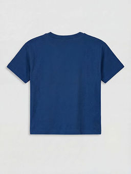 Bisiklet Yaka Minecraft Bask?l? Erkek ?ocuk Ti??rt