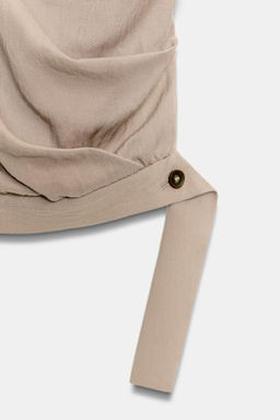 SHORTS FLUIDOS PLIEGUES ZW COLLECTION / Gris topo - Zara фото 5