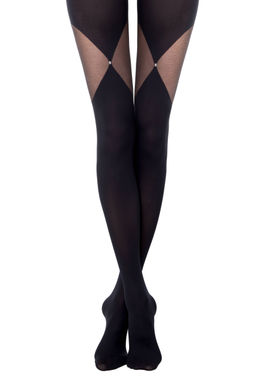 Колготки фантазийные CONTE FANTASY FOXY nero