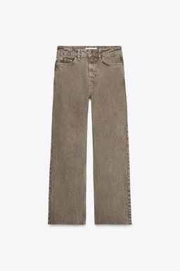 Z1975 STRAIGHT HIGH-WAIST ANKLE-LENGTH JEANS - Zara фото 6