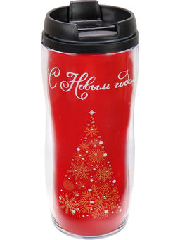 Термокружка "Ёлочка" 350мл (КП-6220)