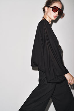 ASYMMETRIC FLOWING CAPE - Zara фото 2