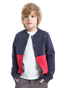 Джемпер модная спортивная детская одежда UD 7718 синий/красный - Mini maxi фото 4