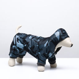 Комбинезон зимний для животных Камуфляж, 3XL (ДС 36-38, ОГ 48-52 см, ОШ 36-37 см), микс