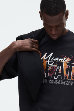 Camiseta con estampado Oversized Fit - H&m фото 5