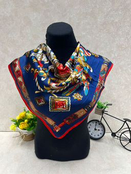 Легкий платок с принтом, мультицвет