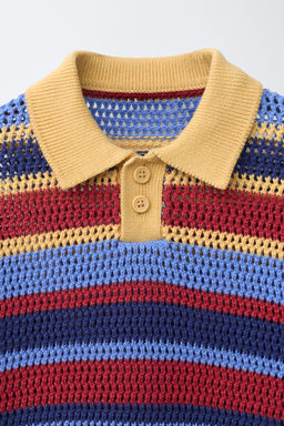 POLO RAYAS PUNTO CROCHET / Multicolor - Zara фото 3
