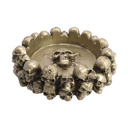 Пепельница Череп символизирует защиту от внезапной смерти d-12см L-17см ХРУПКОЕ