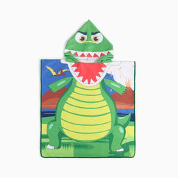 Полотенце-пончо детский LoveLife «Дино» 60×120 см, микрофибра, 225 г/м²