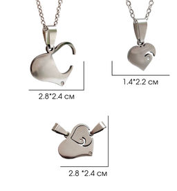 Подвеска парная Сердце