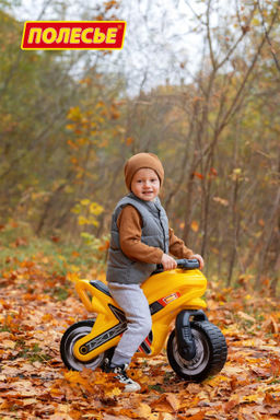 Каталка-мотоцикл МХ (жёлтая) - Полесье фото 7