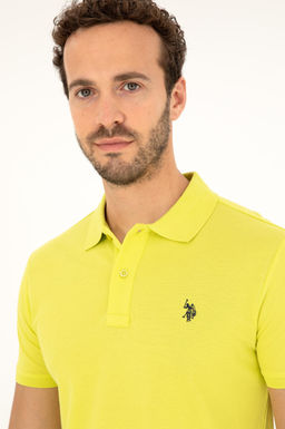 U. S. Polo Assn / Мужская базовая футболка фисташкового цвета - U.s. polo assn фото 2