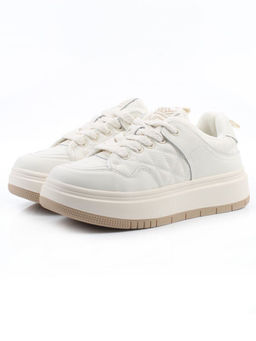 03-PDH336-1MILK Кроссовки демисезонные женские (натуральная кожа, нубук)