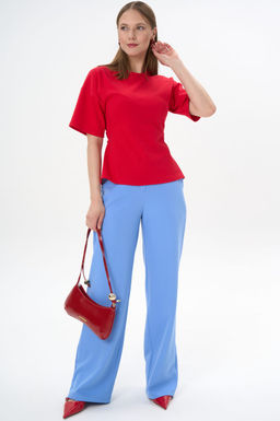 Футболка с завязками Николь (красный) - Эльза фото 13