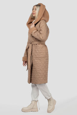 05-2133 Куртка женская зимняя (пояс) - El podio фото 3