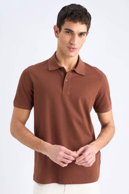 Regular Fit K?sa Kollu Basic Duz Pike Polo Tisort - Defacto фото 6