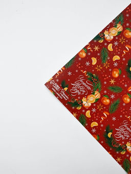 Набор упаковочной бумаги «Новый 2026 год лошади», 4 листа, 70 × 100 см