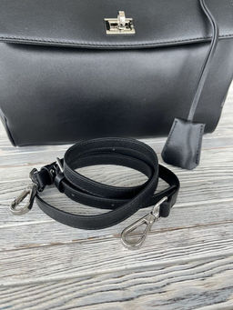 Женская кожаная сумка-портфель 8399-2 Черный - Sergio valentini фото 8