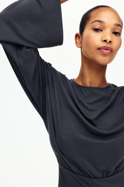 Top fruncido de punto - H&m фото 3