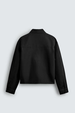 RELAXED FIT OVERSHIRT WITH POCKETS - Zara фото 8