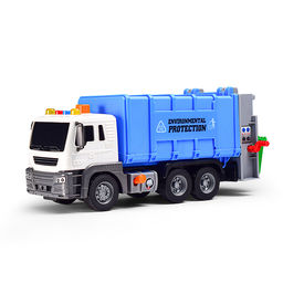 Машина "Эко-мусоровоз" 1:16 (свет, звук) в коробке (цвет синий)