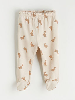 Dinazor Desenli Erkek Bebek Pantolon