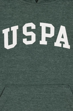Erkek _ocuk Koyu Ye_il Kap__onlu Basic Sweatshirt - U.s. polo assn фото 4