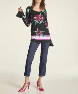 Пуловер, черно-пестрый - Heine фото 3