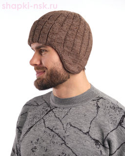 Оксворд Ушанка мужская флис (56-58)