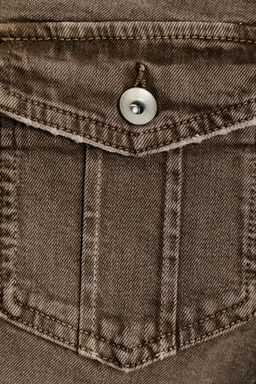 JEANS TRF BOOTCUT TIRO BAJO / Marr?n
