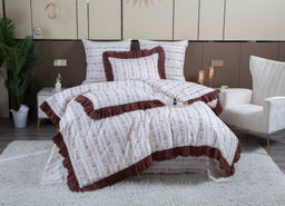 Комплект с одеялом Наргиз (жемчуг трюфель)