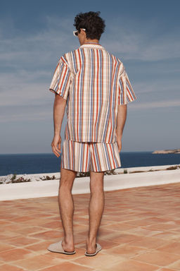 STRIPED LIMITED EDITION SHORTS - Zara фото 9