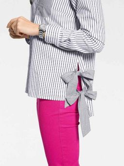 Блузка, черно-белая - Patrizia dini фото 5