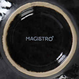 Креманка сервировочная фарфоровая Magistro Ночной дождь, 180 мл, 12,711,75,6 см, цвет черный фото 5