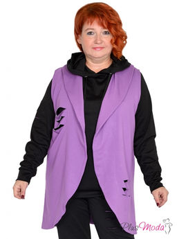 Жакет-дубленка Модель №1384 размеры 44-84 - Plusmoda фото 21