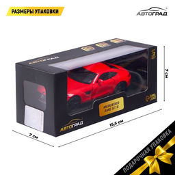 Машина металлическая MERCEDES-AMG GT S, 1:32, открываются двери, инерция, цвет красный - Автоград фото 4