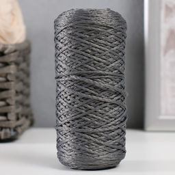 Шнур для вязания 100% полиэфир 1мм 200м/7510гр (16-сталь)