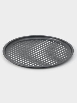 Форма для пиццы Доляна «Жаклин. Пицца», 38×2 см, антипригарное покрытие, чёрная