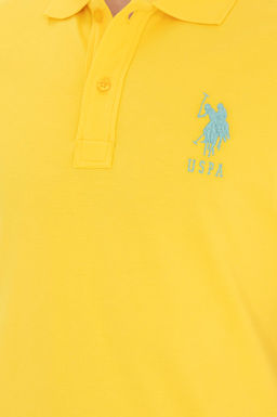 U. S. Polo Assn / Мужская желтая базовая футболка - U.s. polo assn фото 14