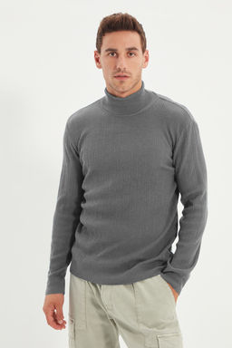 TRENDYOL MAN Bej Regular Fit Bal?kc? Yaka Triko Kazak TMNAW21KZ2502 - Trendyolmilla фото 16