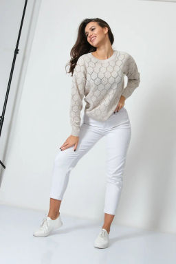 Джемпер М 3083/молочный