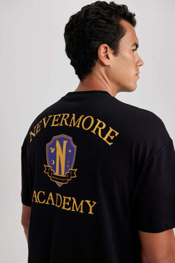 Футболка Wednesday Comfort Fit с круглым вырезом и короткими рукавами из 100 % хлопка - Defacto фото 7