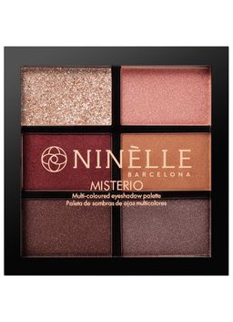 Ninelle Мультицветная палетка теней для век Misterio, 528 бордовый тауп